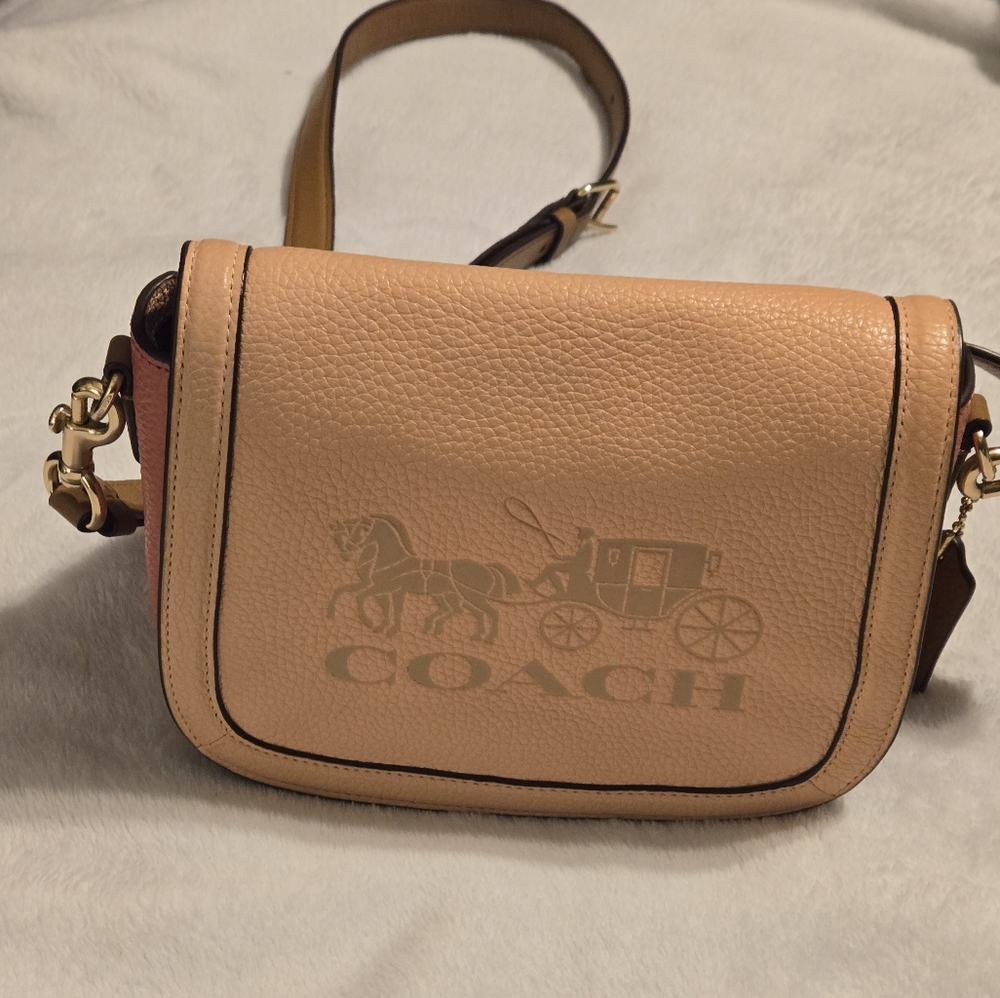 Coach Colorblock Horse And Carriage Saddle Crossbody Bag - Picture 7 of 13